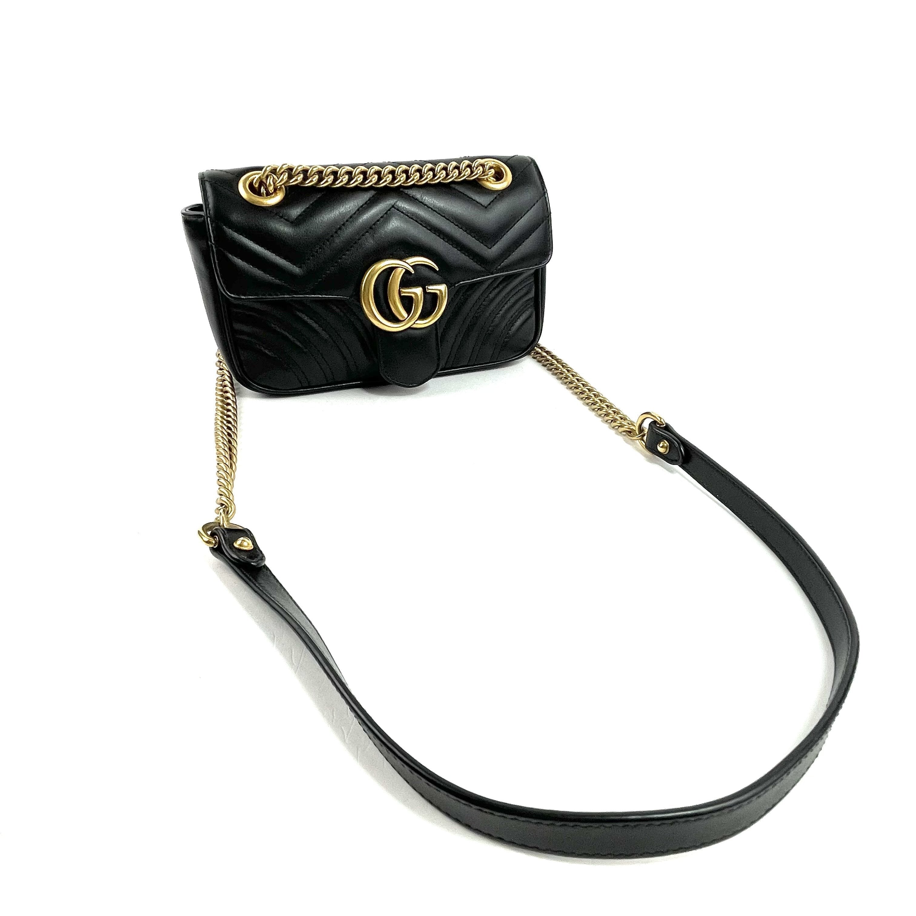 GG Marmont Small Matelassé Shoulder Bag