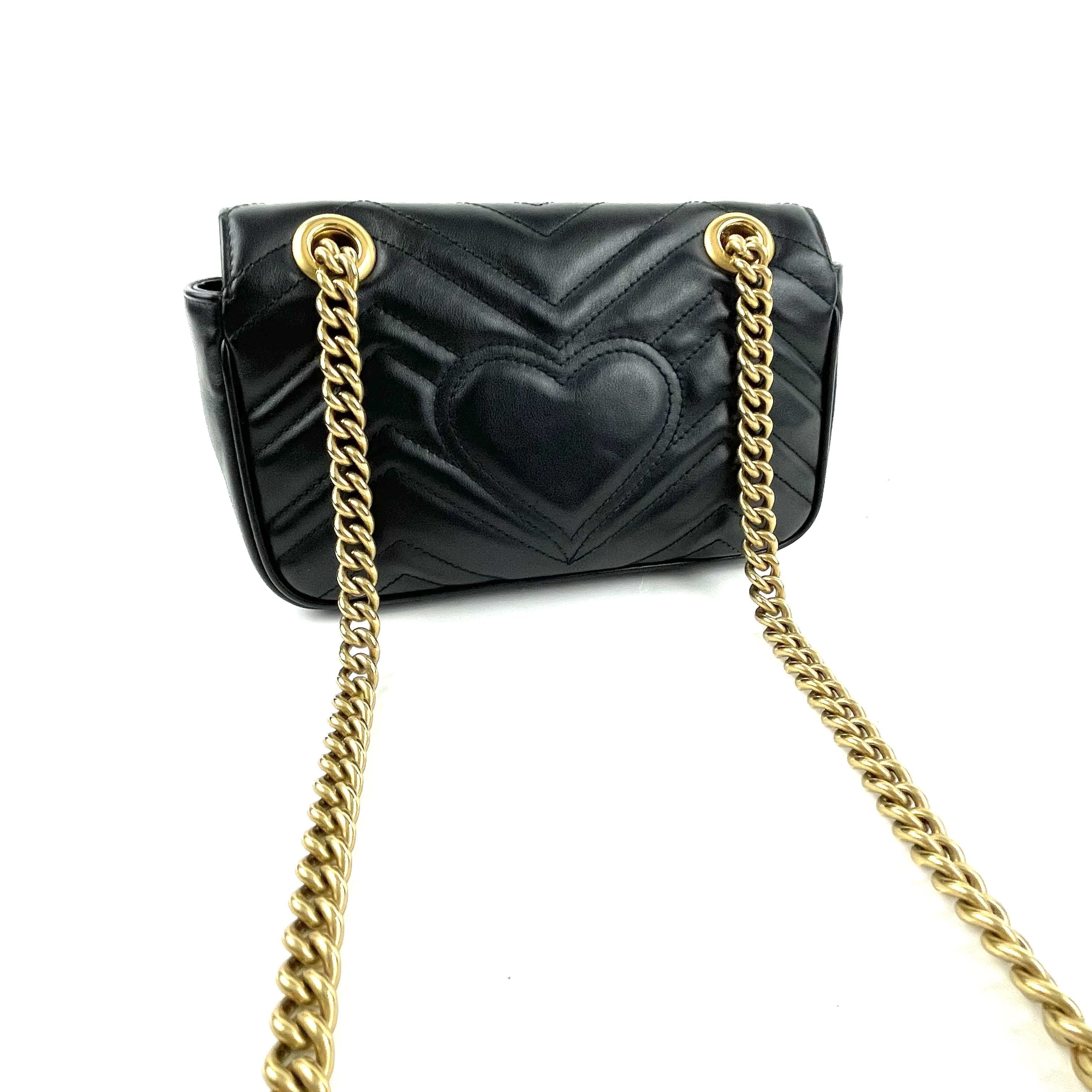 GG Marmont Small Matelassé Shoulder Bag