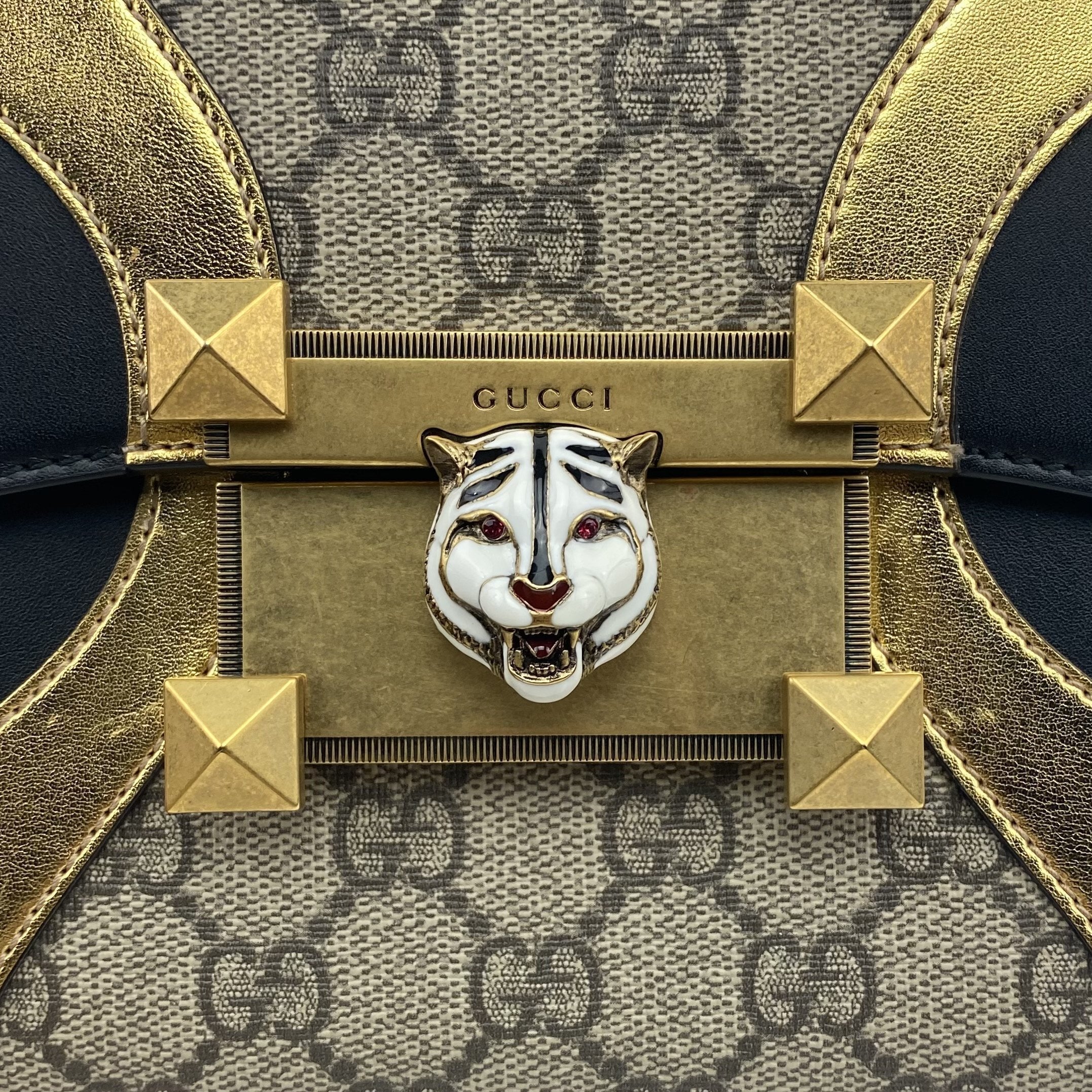 GG Supreme Small Osiride Top Handle Bag