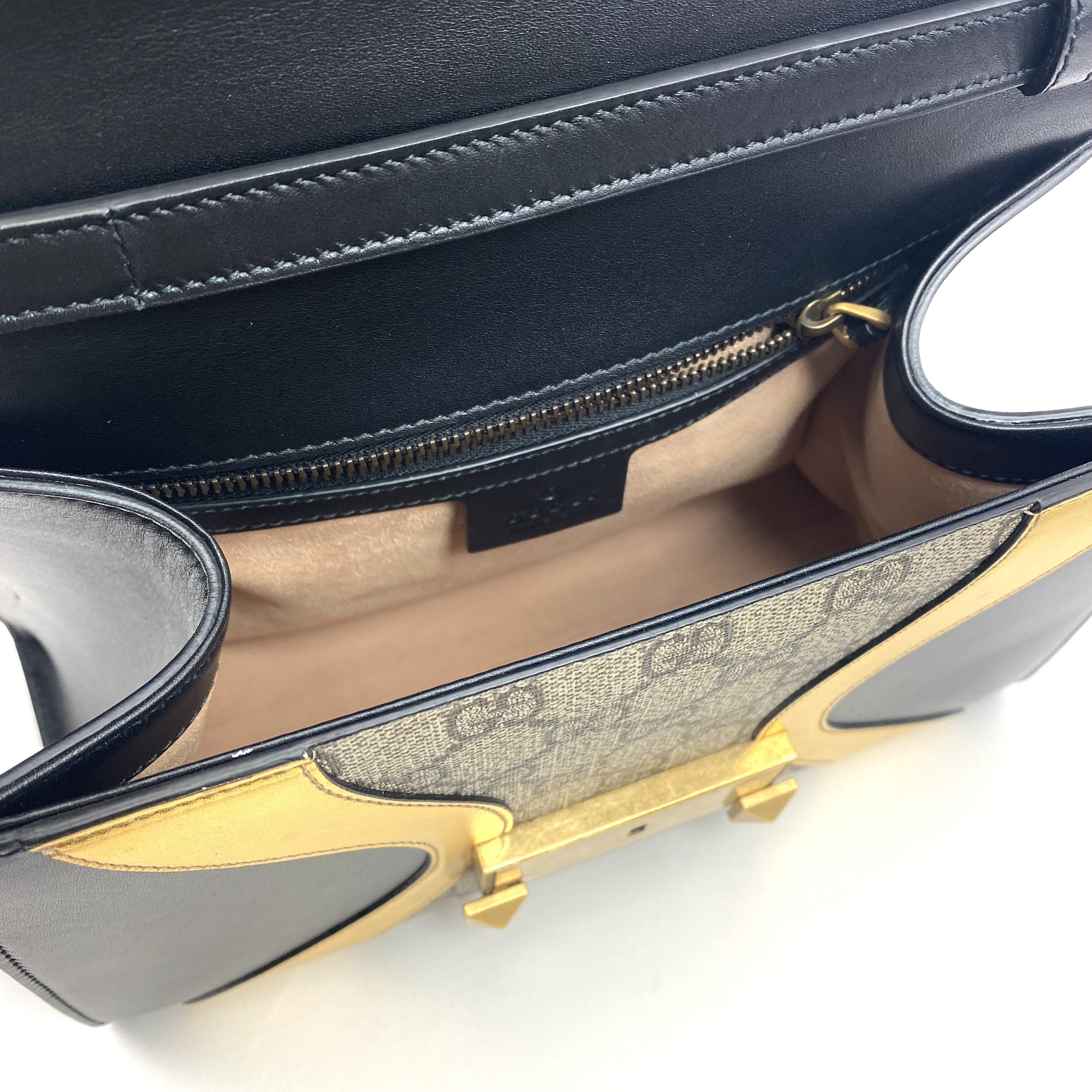 GG Supreme Small Osiride Top Handle Bag