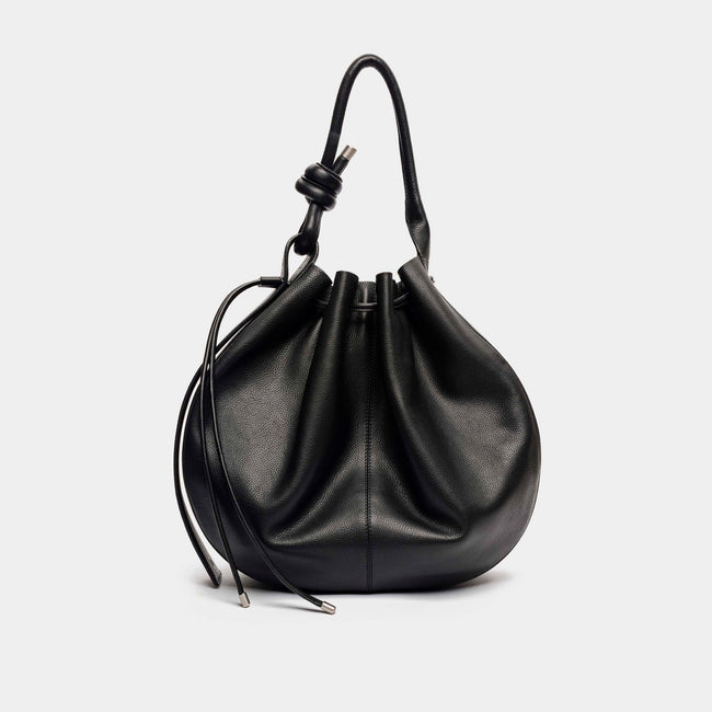 INA BAG LARGE PEBBLE BLACK Hover Image
