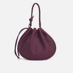 INA BAG LARGE PEBBLE BORDEAUX