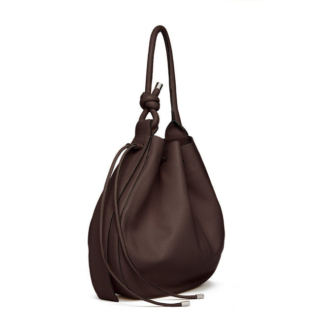 INA BAG LARGE PEBBLE CACAO Main Image