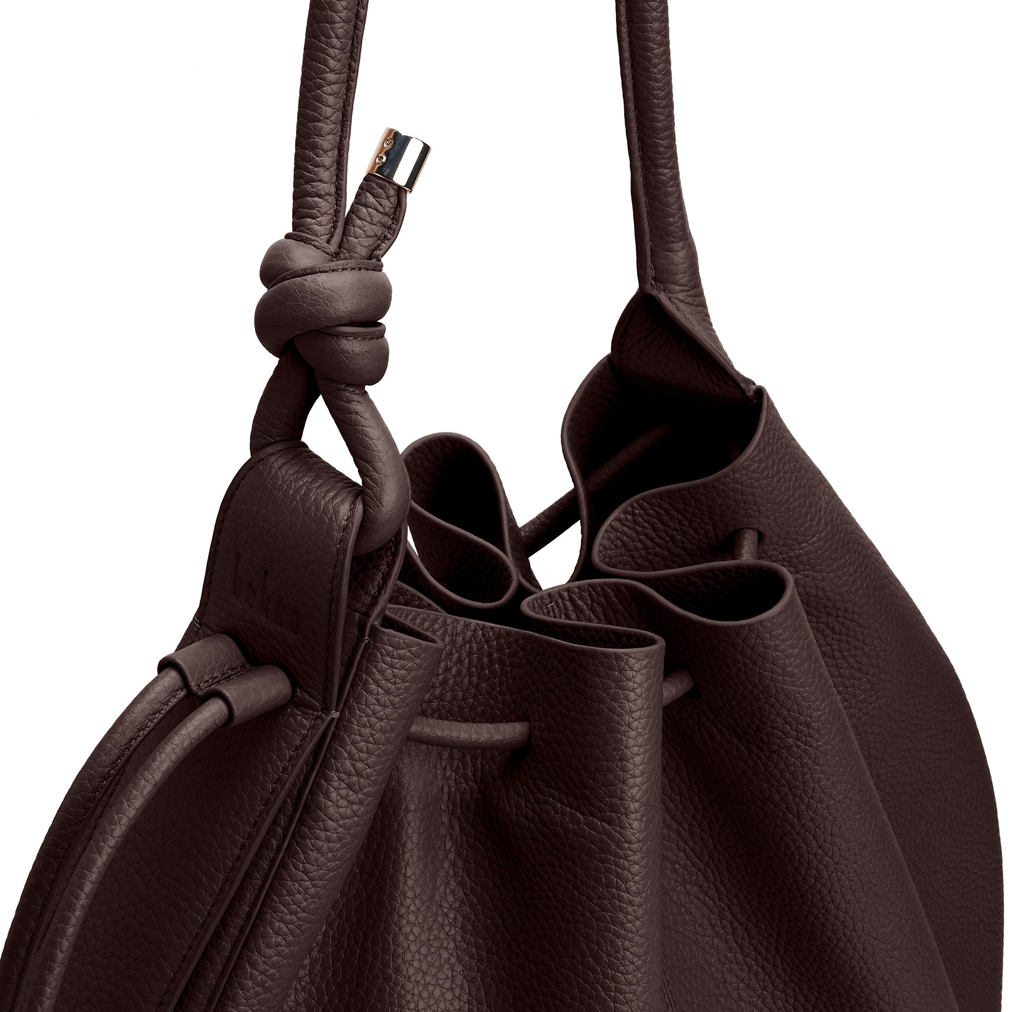 INA BAG LARGE PEBBLE CACAO