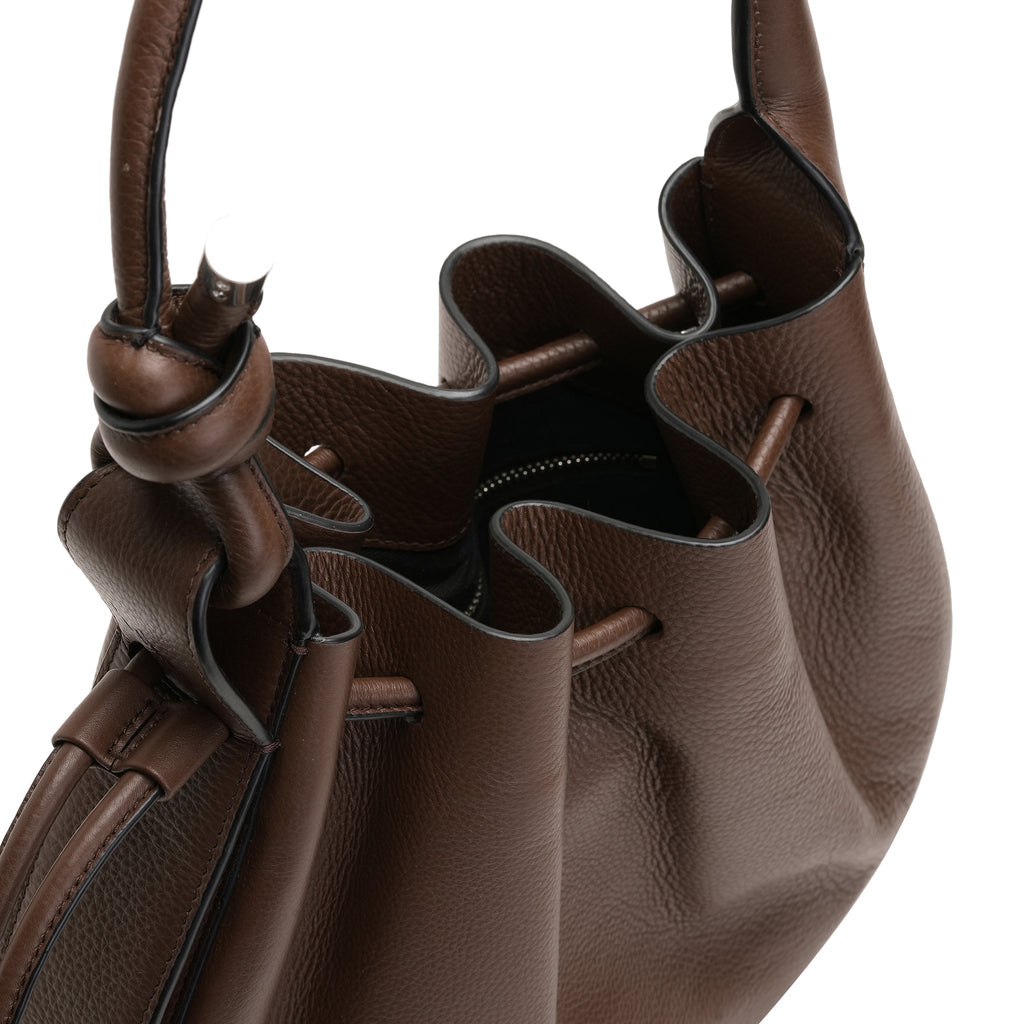 INA BAG MEDIUM PEBBLE CACAO