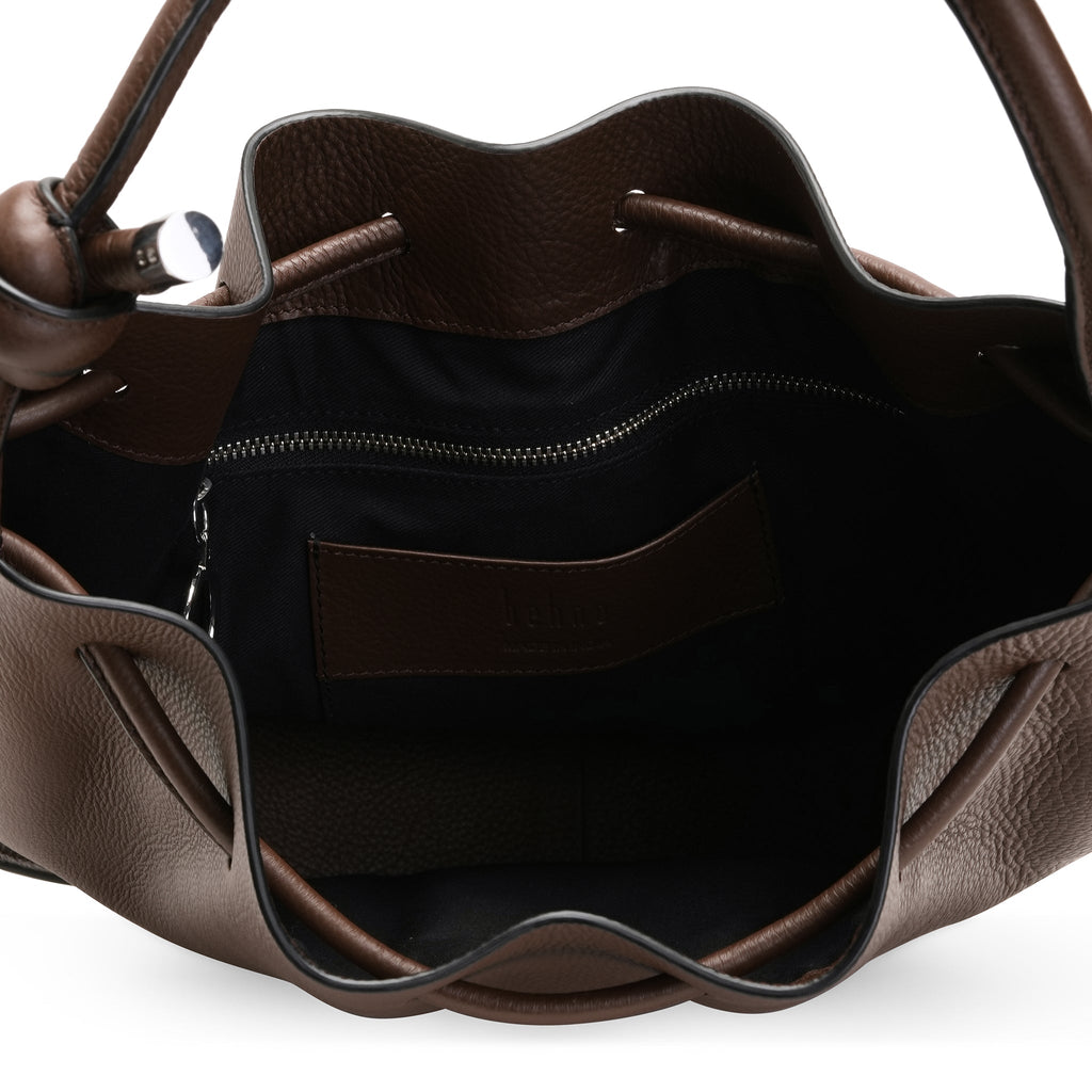 INA BAG MEDIUM PEBBLE CACAO