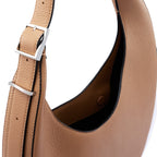 INA CRESCENT BAG LARGE PEBBLE ALMOND