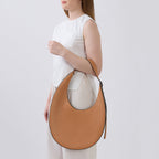 INA CRESCENT BAG LARGE PEBBLE ALMOND