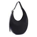 INA CRESCENT BAG LARGE PEBBLE BLACK