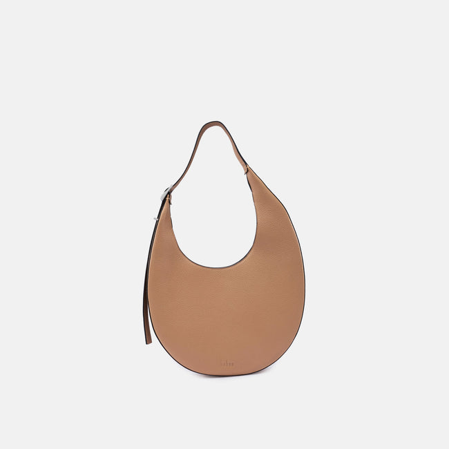 INA CRESCENT BAG MEDIUM PEBBLE ALMOND Hover Image