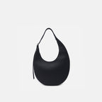 INA CRESCENT BAG MEDIUM PEBBLE BLACK