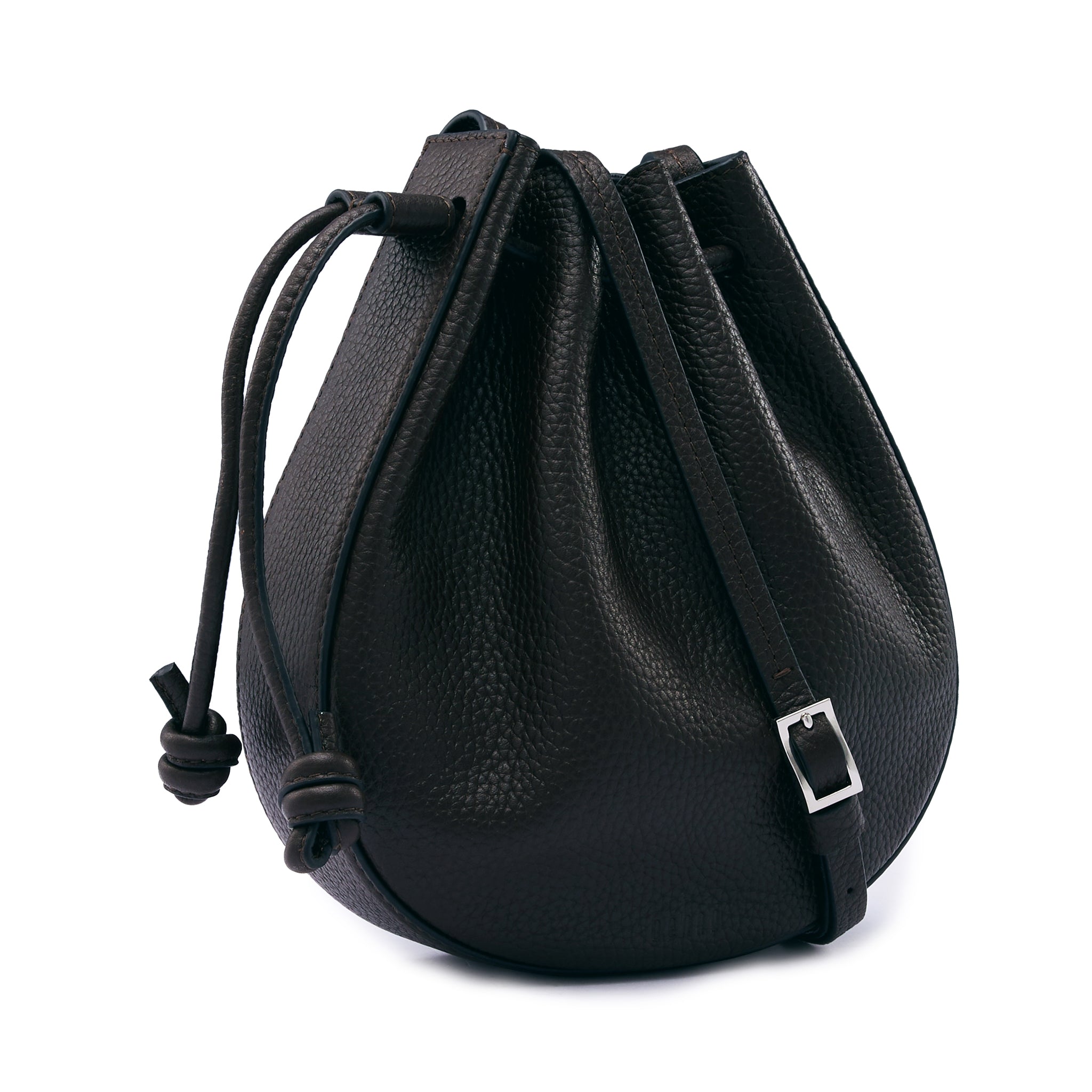 INA MINI CROSSBODY N°2 PEBBLE BLACK