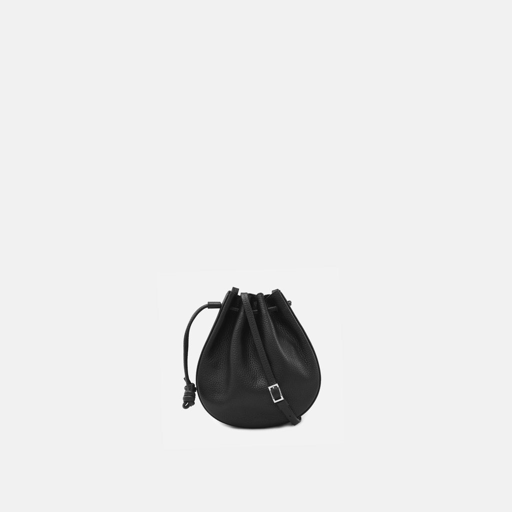 INA MINI CROSSBODY N°2 PEBBLE BLACK