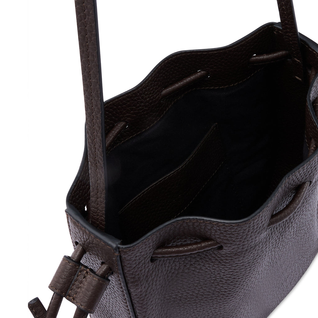 INA MINI CROSSBODY N°2 PEBBLE CACAO