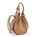 INA MINI CROSSBODY PEBBLE ALMOND