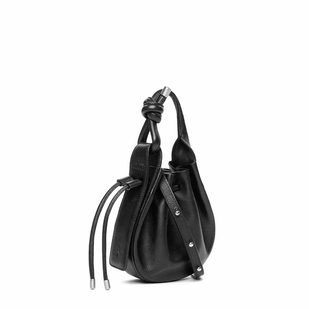 INA MINI CROSSBODY PEBBLE BLACK