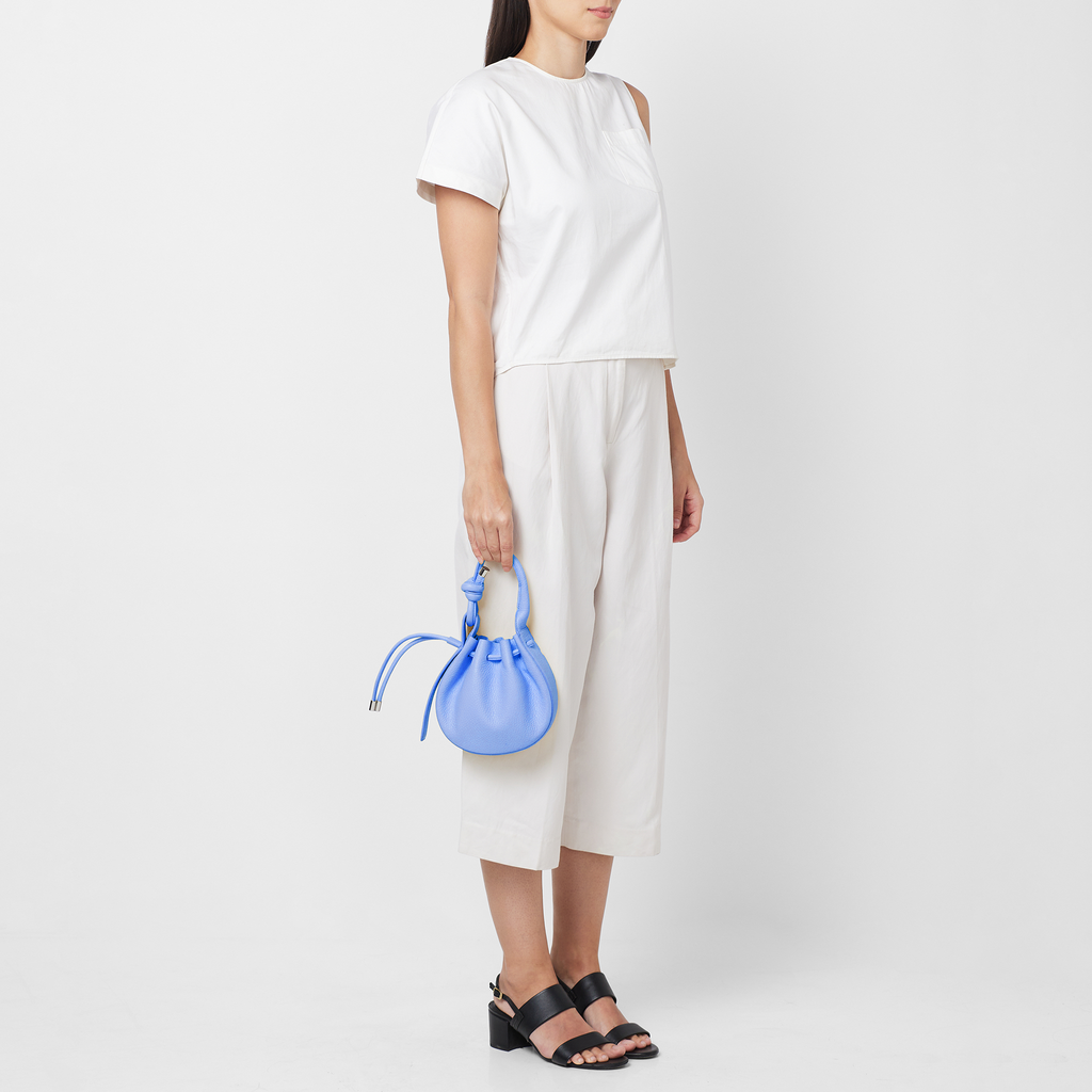 INA MINI CROSSBODY PEBBLE OCEAN BLUE