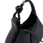 INA MINI CROSSBODY PEBBLE PLEAT BLACK