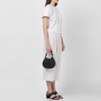 INA MINI CROSSBODY PEBBLE PLEAT BLACK