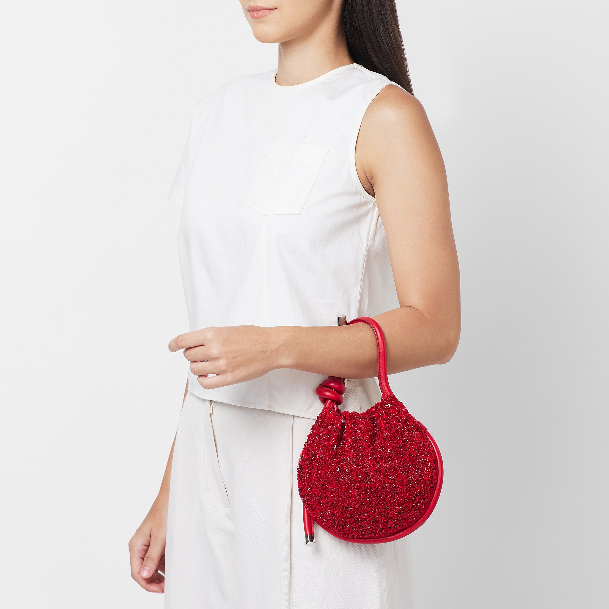 INA MINI POTLI CUT DANA RED