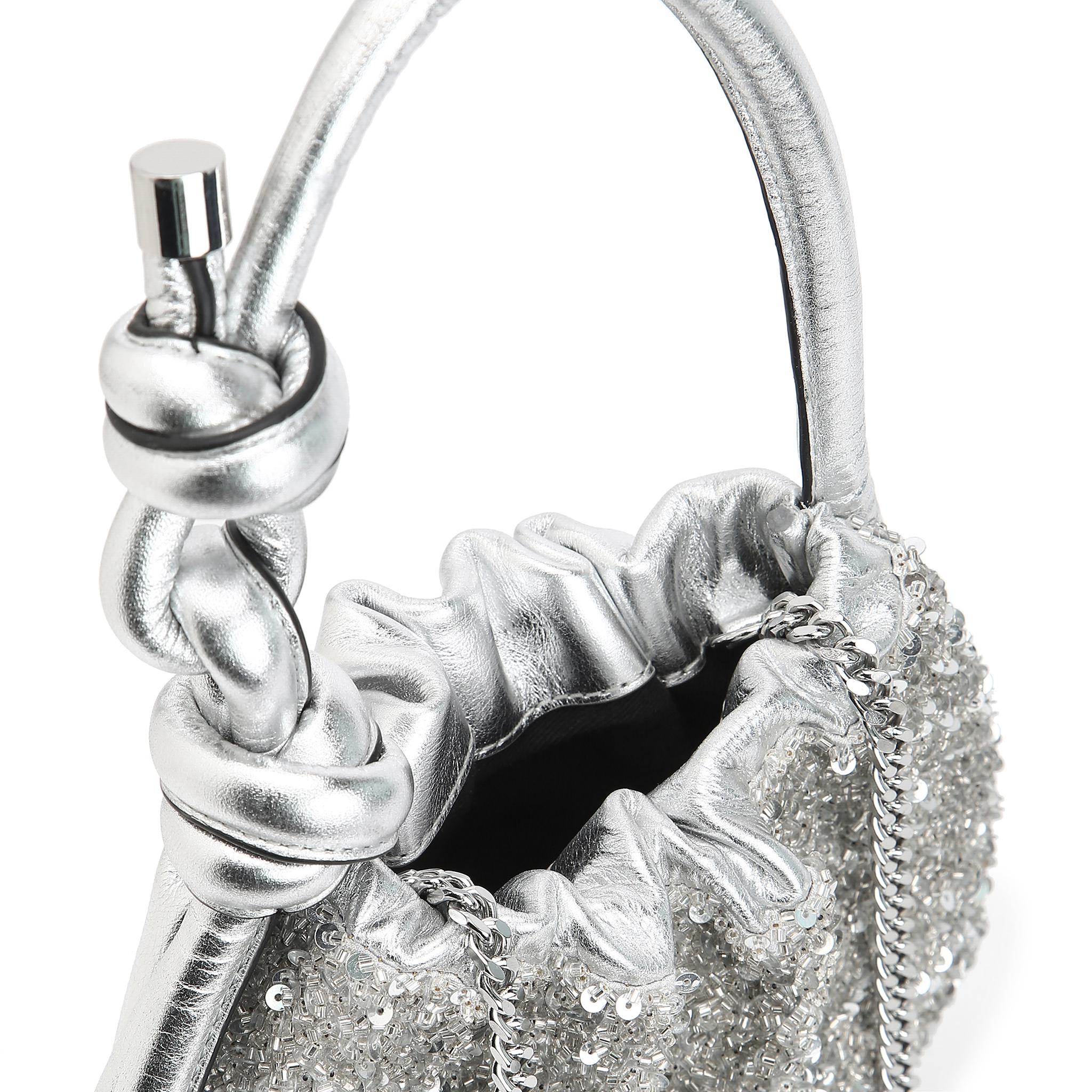 INA MINI POTLI CUT DANA SILVER