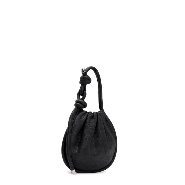 INA MINI POTLI PEBBLE BLACK Main Image