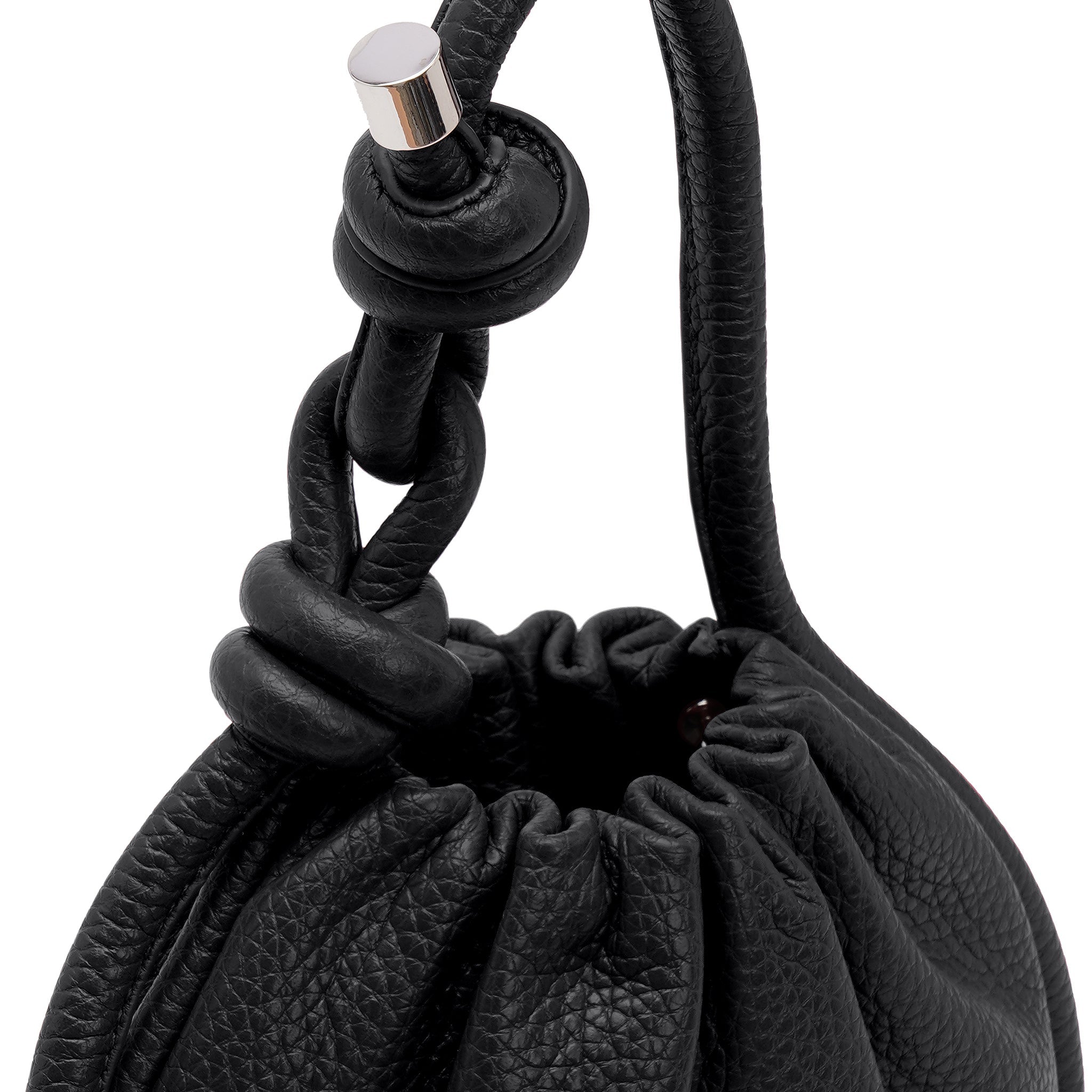 INA MINI POTLI PEBBLE BLACK