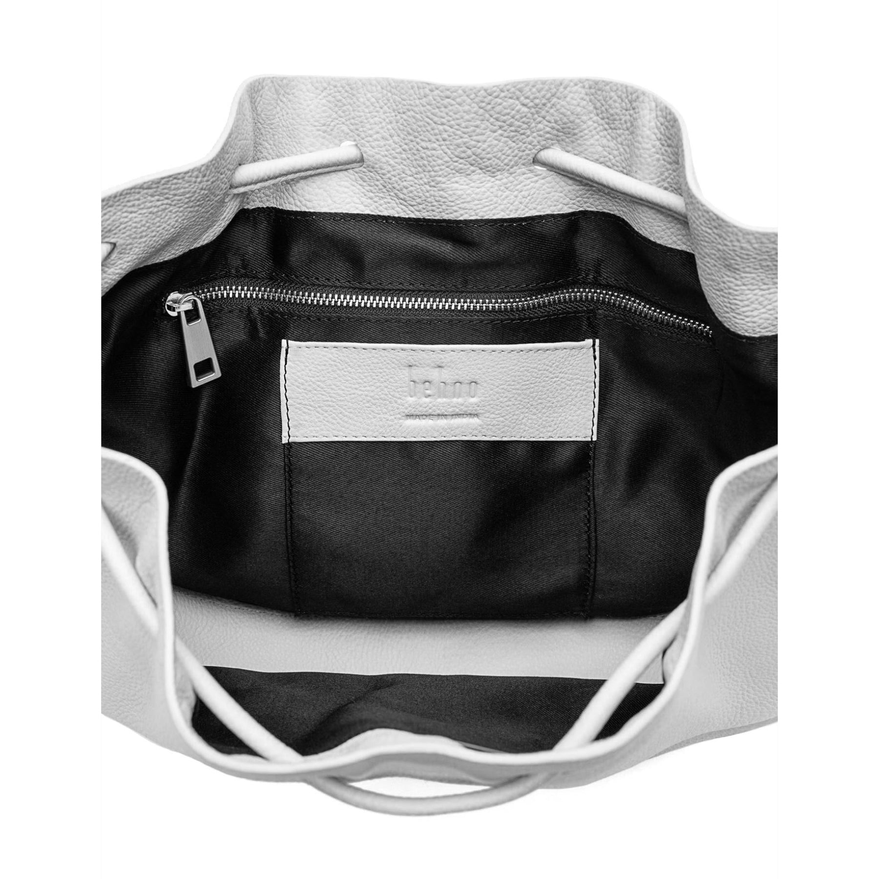 INA BAG LARGE PEBBLE BLACK