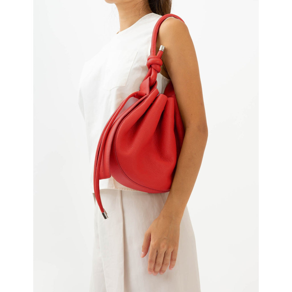 INA BAG MEDIUM PEBBLE RED
