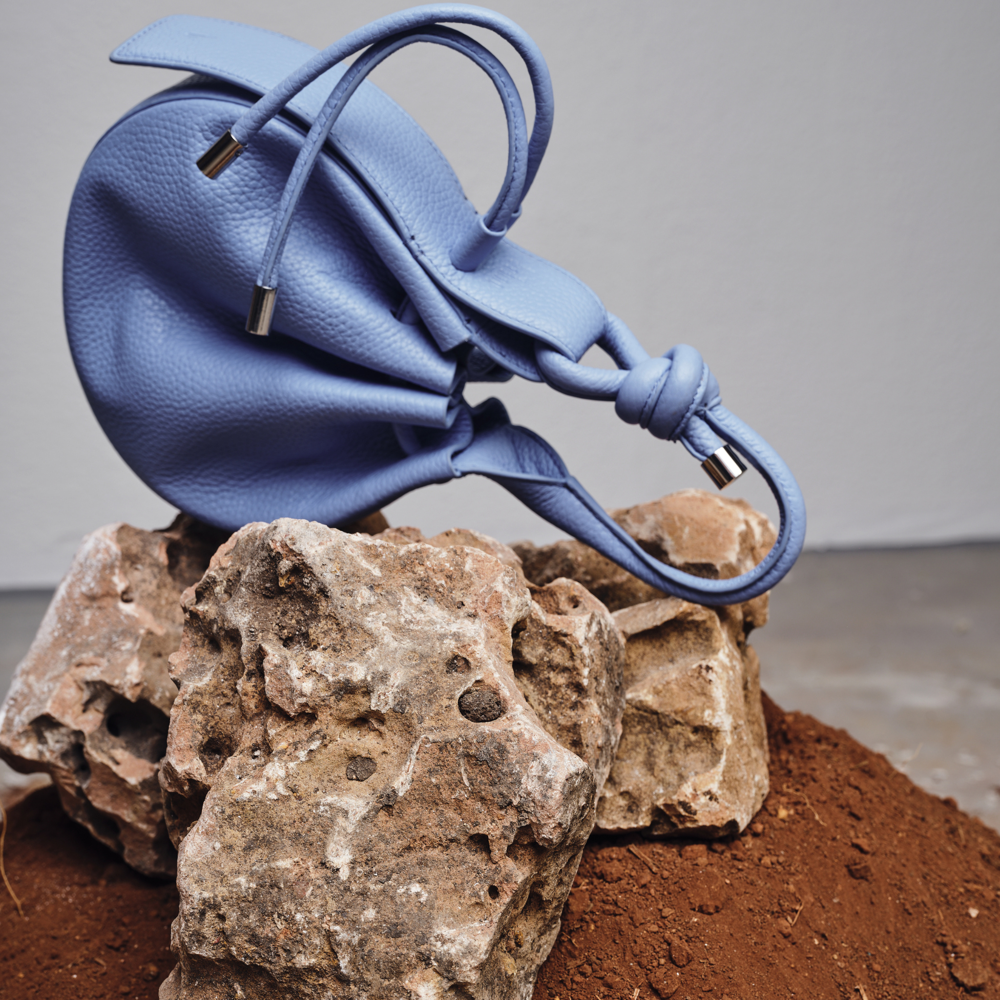 INA MINI CROSSBODY PEBBLE OCEAN BLUE