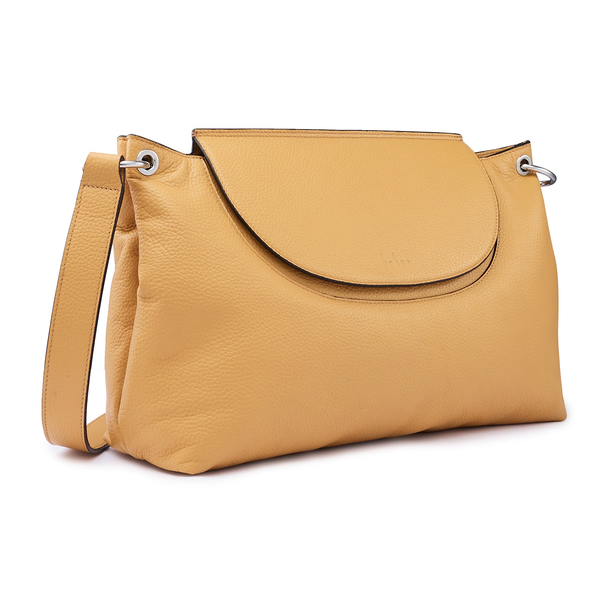 JUDITH SATCHEL LARGE PEBBLE BISQUE