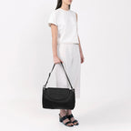 JUDITH SATCHEL LARGE PEBBLE BLACK