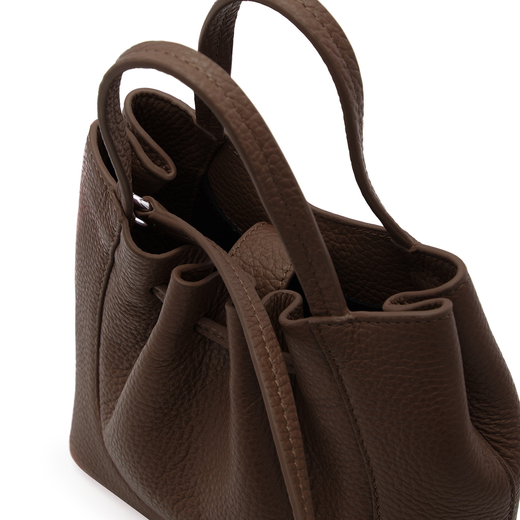 KATRINA MINI TOTE PEBBLE CACAO