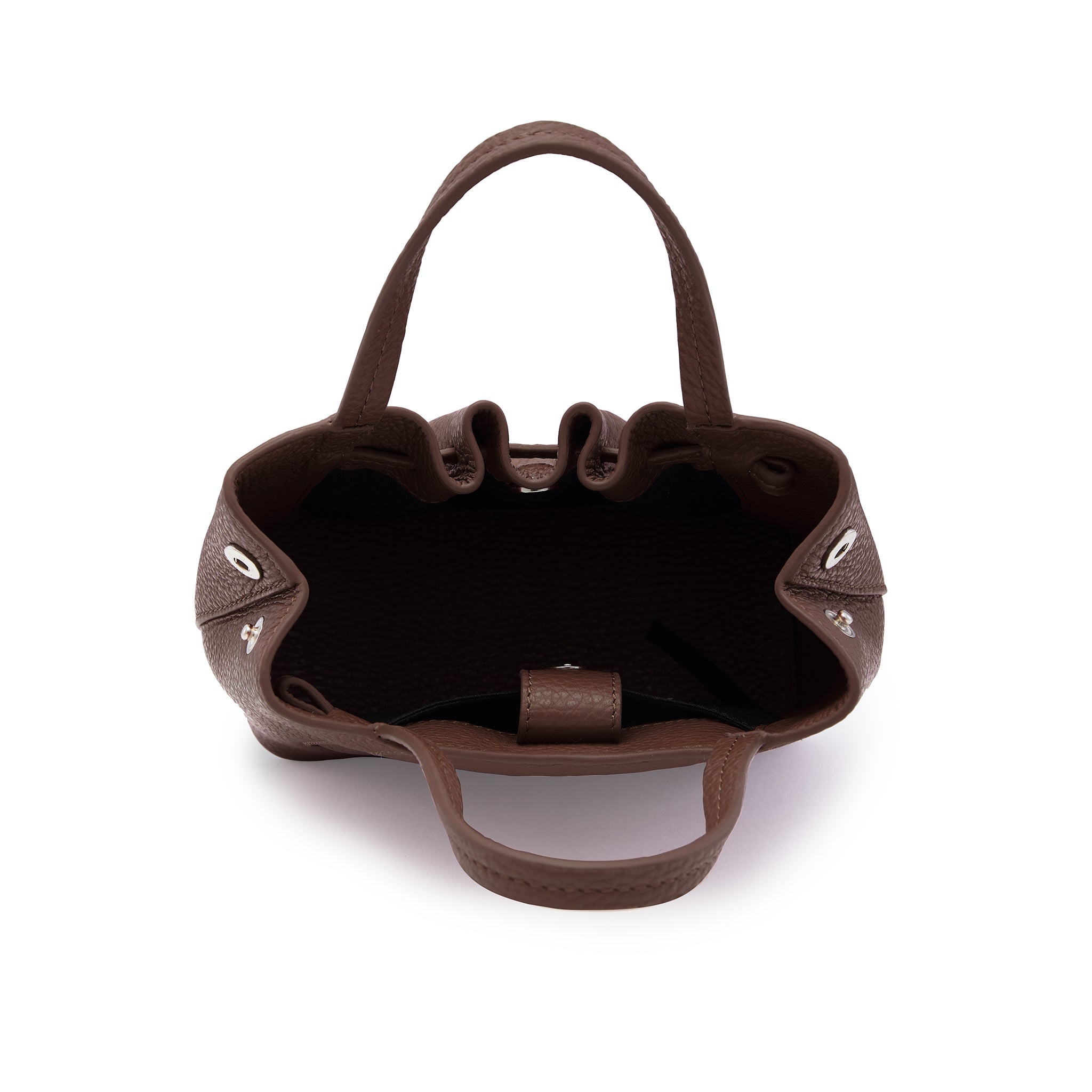 KATRINA MINI TOTE PEBBLE CACAO