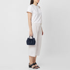 KATRINA MINI TOTE PEBBLE NAVY