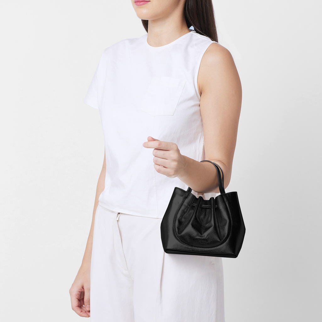 KATRINA MINI TOTE SAFFIANO BLACK