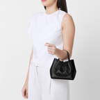 KATRINA MINI TOTE SAFFIANO BLACK
