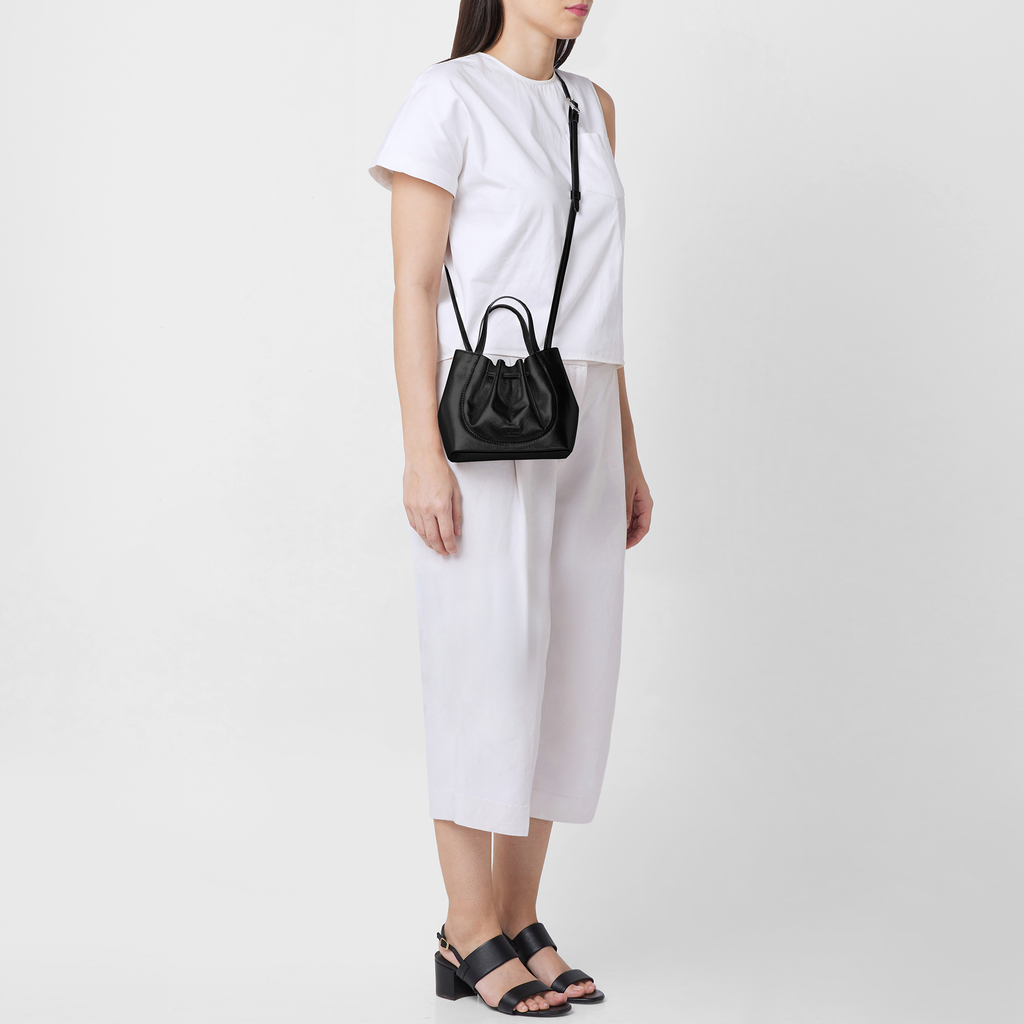 KATRINA MINI TOTE SAFFIANO BLACK