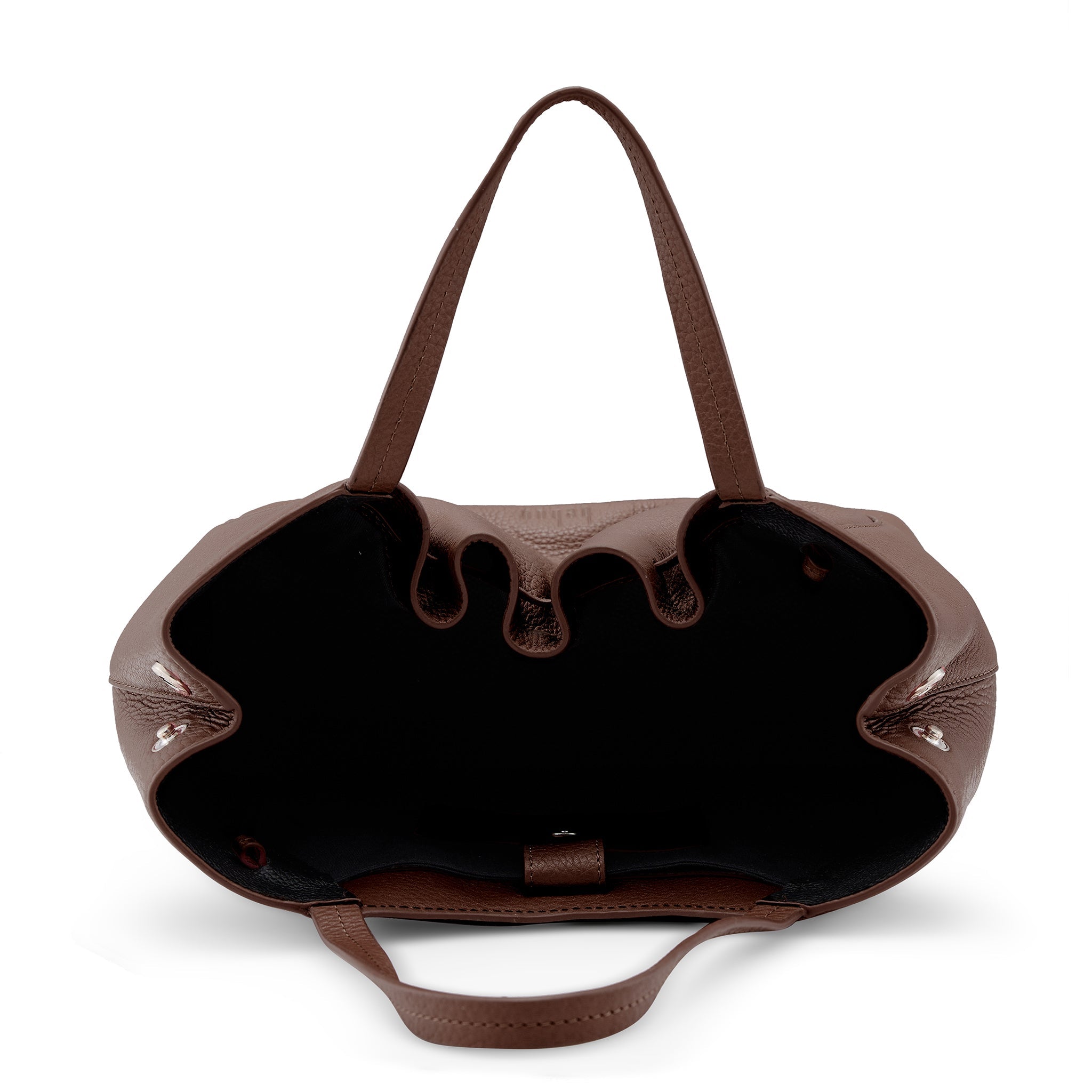 KATRINA SATCHEL PEBBLE CACAO