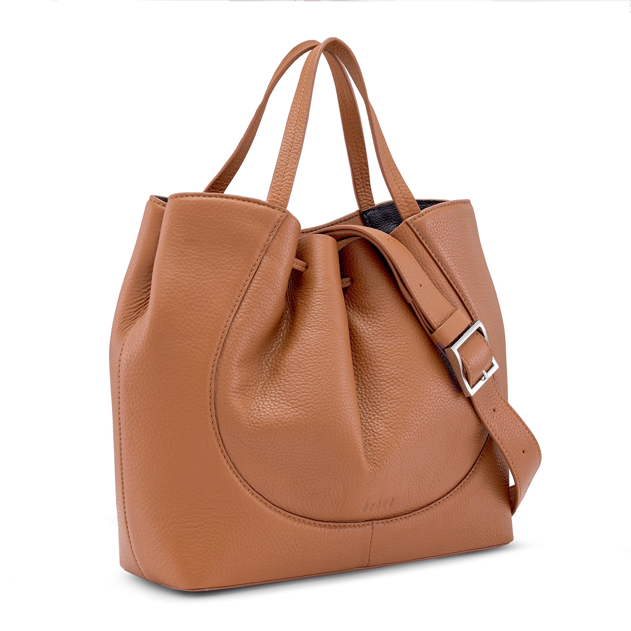 KATRINA SATCHEL PEBBLE CLAY