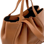 KATRINA SATCHEL PEBBLE CLAY