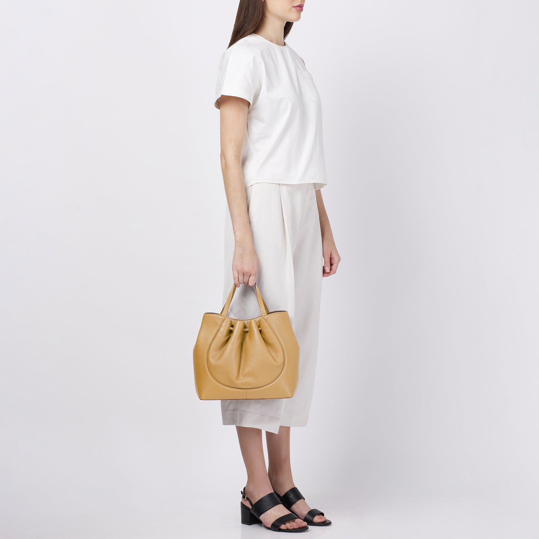 KATRINA SATCHEL PEBBLE BISQUE