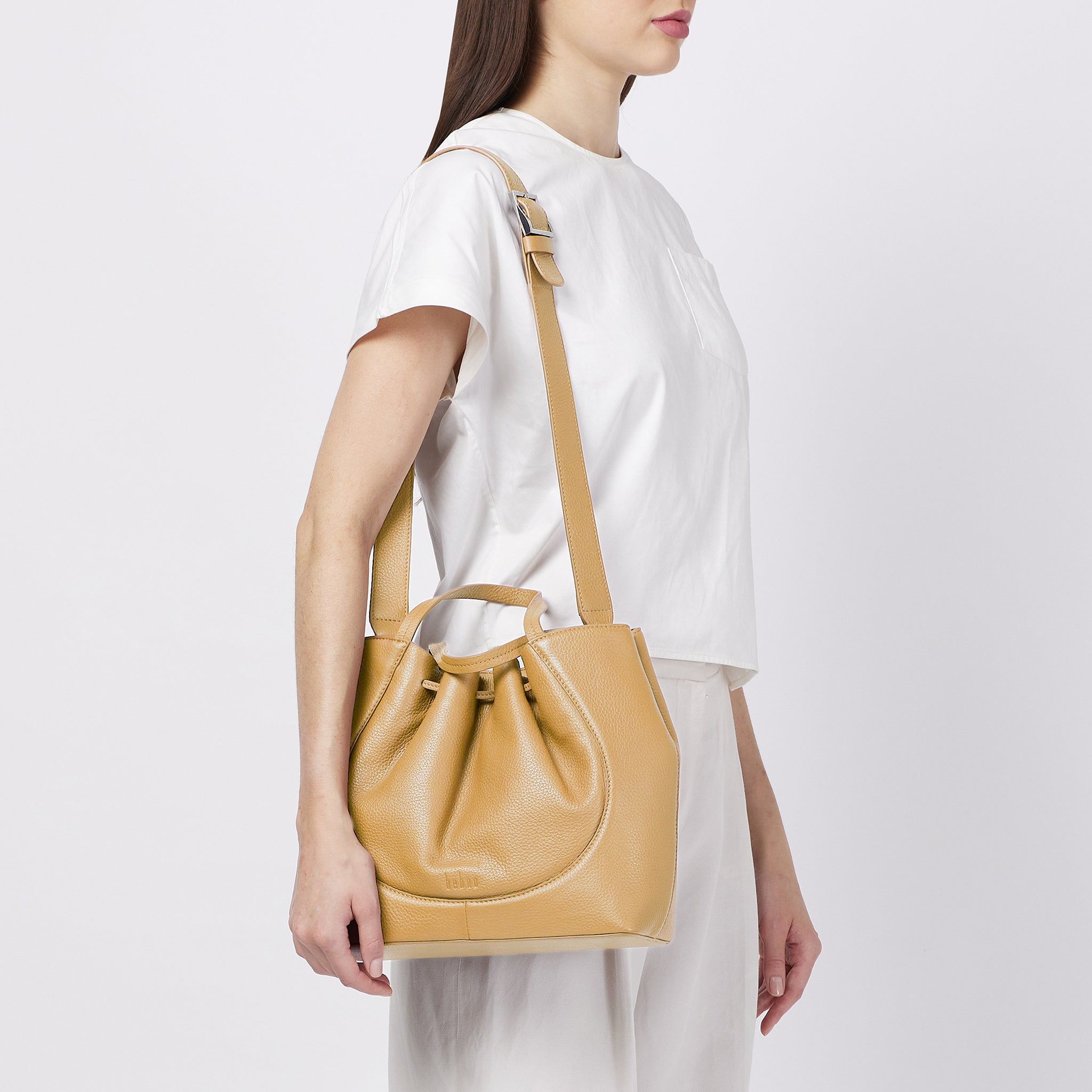 KATRINA SATCHEL PEBBLE BISQUE