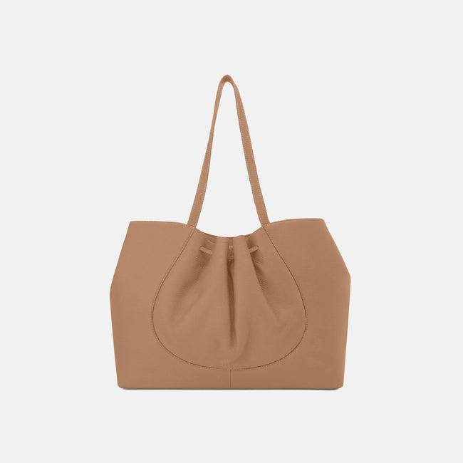 KATRINA TOTE LARGE PEBBLE ALMOND Hover Image