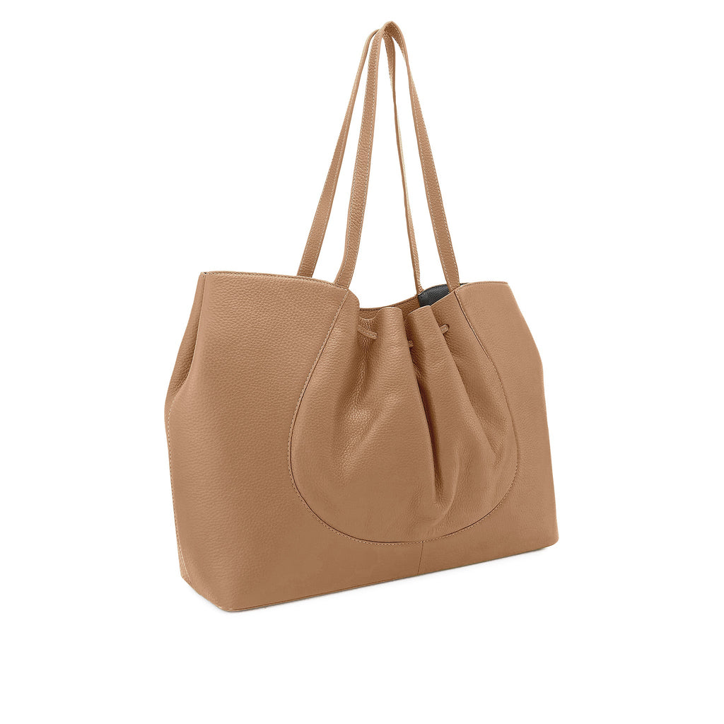 KATRINA TOTE LARGE PEBBLE ALMOND