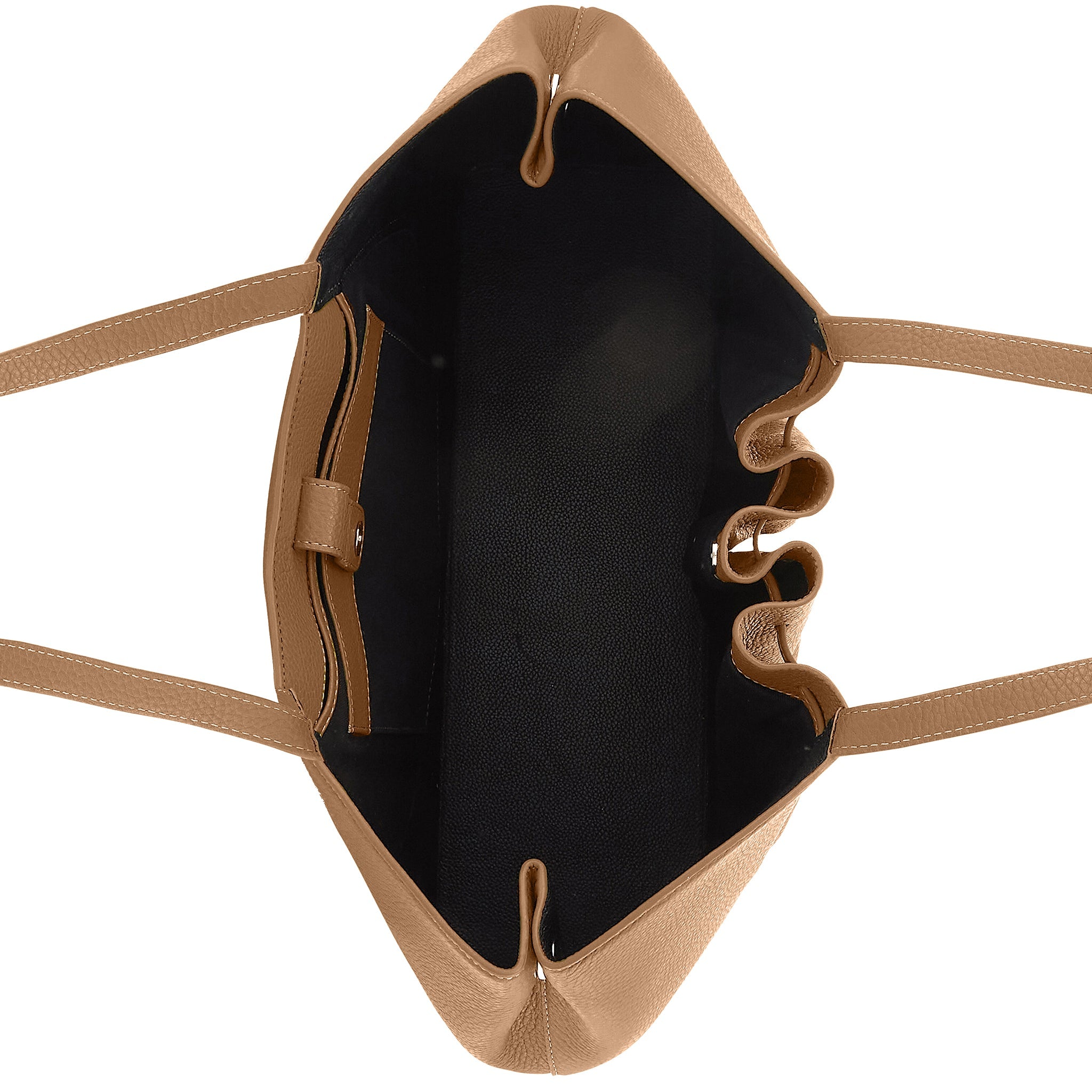 KATRINA TOTE LARGE PEBBLE ALMOND