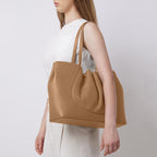 KATRINA TOTE LARGE PEBBLE ALMOND