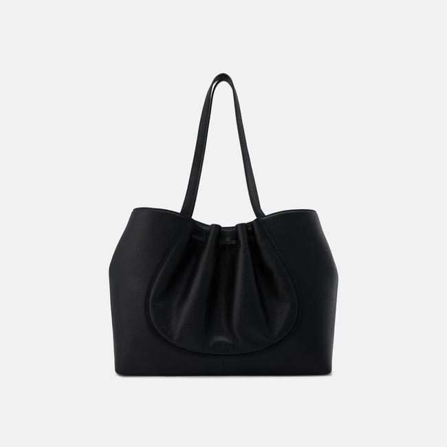 KATRINA TOTE LARGE PEBBLE BLACK Hover Image