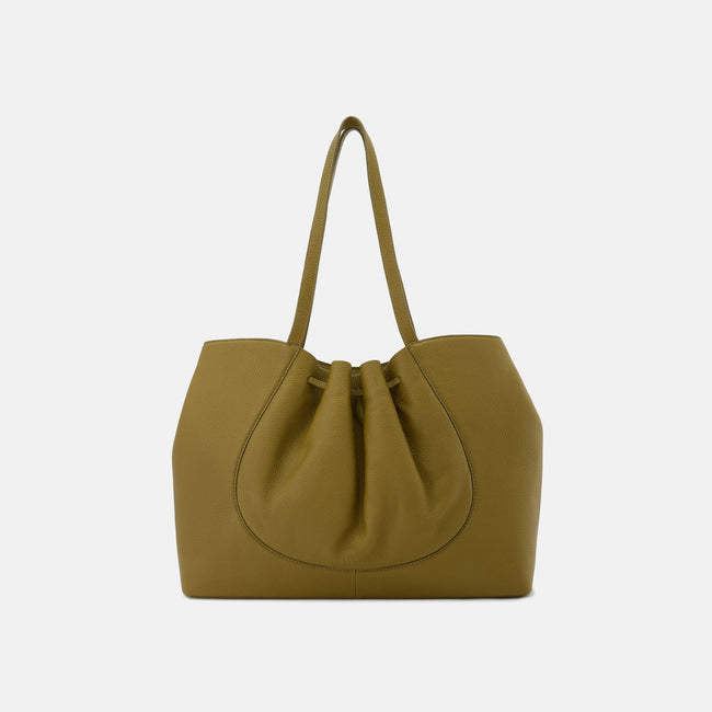 KATRINA TOTE LARGE PEBBLE OLIVE Hover Image