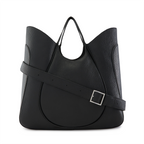 KATRINA TOTE WAVE PEBBLE BLACK